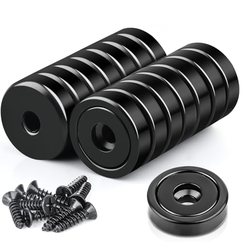 Aimant de 20 mm de diamètre extra puissant pour stopper les chutes d'outils et organiser l'atelier