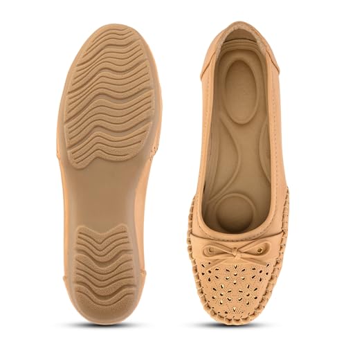 Image of Centrino Women's Bellies | Soft Cushioned Footbed for Extra Comfort | Stylish & Elegant Look for Ladies | Fashionable & Durable Bellies | Comfort & Quality (9483)