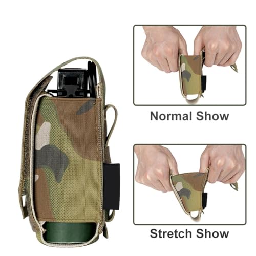 Pochette chargeur tactique multi-usage avec fixation Molle pour chasse