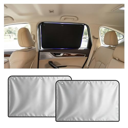 2PCS 31x20.27 Car Shades for Side Windows,Suction Cup Car Window Shades