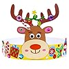 Winlyn 24 Sets Christmas Craft Kits Winter Crafts DIY Christmas Headbands Craft Kits Snowflake Christmas Tree Foam Stickers Arts and Crafts for Kids Holiday Home Classroom Art Activities Party Favors #2
