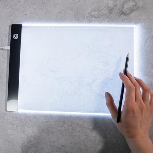 Caja de luz A5 portátil con 3 niveles de brillo regulables OceeK 4