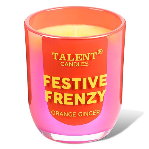 Talent Candles TALENT CANDLEGG7585HD Scented Candles Enjoy Collection Of Jar Candles, Natural Soy Aromatherapy Candle, Gift For Women And Men - Orange Ginger cover