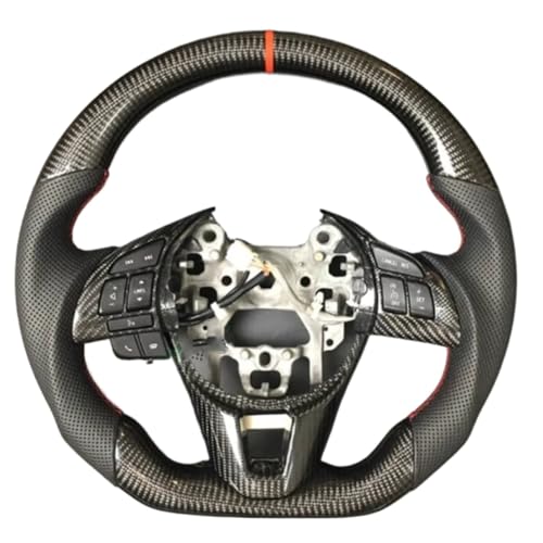 �X�|�[�c�J�[�̃X�e�A�����O�z�C�[�� Compatible With Mazda 3 For Axela CX-4 For CX-5 �J�[�A�N�Z�T���[�J�[�{���t�@�C�o�[ PU �X�e�A??�����O�z�C�[���A�Z���u���̌����ƌ݊���(A with paddle ho