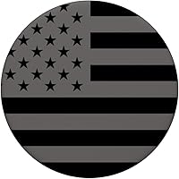 Vista 3 de PopSockets PopGrip intercambiables con la bandera estadounidense negra