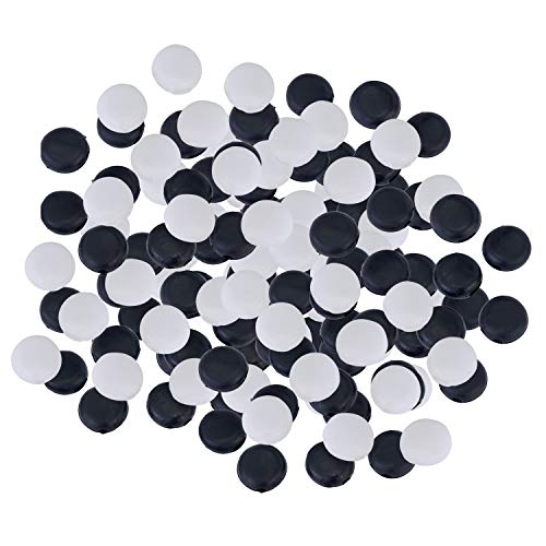 100pcs Elastic Cord Mask Adjuster for Sewing Elastic Band Cord, Silicone Adjustable Non Slip Stopper, Black Elastic Earloop Rope, Suitable for Toddles Kids, Adults, Oval