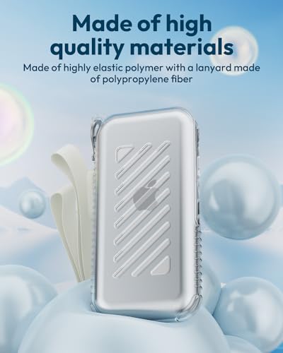 OLCLSS Compatible with Apple Vision Pro Battery Case-Made of TPU, Scratch-Resistant, Durable and Impact-Resistant, Full Protection, Scratch-Resistant and Soft Case for Apple Vision Pro Battery