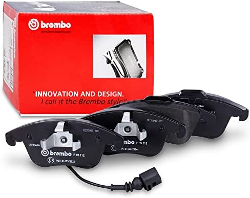 Brembo P 85 112 Bremsbelagsatz, Scheibenbremse - (4-teilig) | Kompatibel mit: AUDI Q3, SEAT ALHAMBRA, VW SHARAN, SHARAN VAN, TIGUAN, TIGUAN VAN