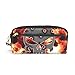 Produktbild Iron Fire Skull Coole Reißverschlusstasche Geldbörse Kosmetische Make-up Tasche Stift Schreibwaren Tasche Tasse für Student Boy Girl Pencil Case