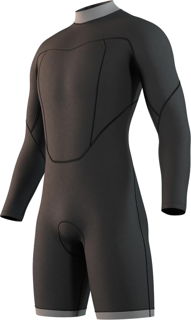 Longarm Shorty 3/2 Back-zip Wetsuit by Mystic Waterwear Kite & Wind