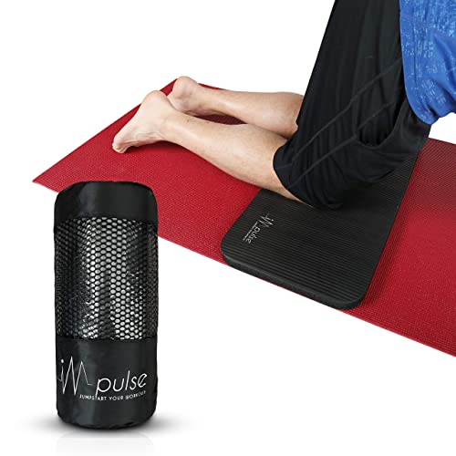 Impulse Fitness Knee Mat - Extra Thick And Soft 1" (25Mm) Pad Provides Cushion For Kneeling And Elbows | Great Portable Exercise Mat For Planks, Ab Rollers, Yoga #TOP2