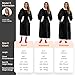 Giggling Getup Wearable Blanket Hoodie for Women Men Gifts for Women Mom Wife Sherpa Fleece Long Hooded Blanket Sweatshirt Cozy Sherpa Wearable Throw with Pocket & Sleeves for Adult Standard Black