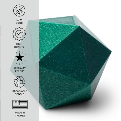 Filament HT PLA vert métallisé 1.75mm Cloverleaf 500g pour impression 3D stable