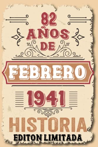 82 Años Cumpleaños Hombre Vintage 1941 Hecho En Febrero 1941: 82 años Regalos de cumpleaños de Febrero | Citas de motivación| Cumpleaños de Febrero| ... de cumpleaños personalizados para Enamorados