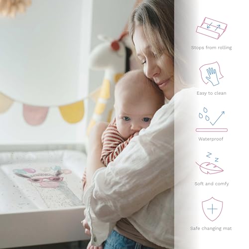 Matelas à langer profilé Crazy Lama pour une chambre de bébé cocooning - 2