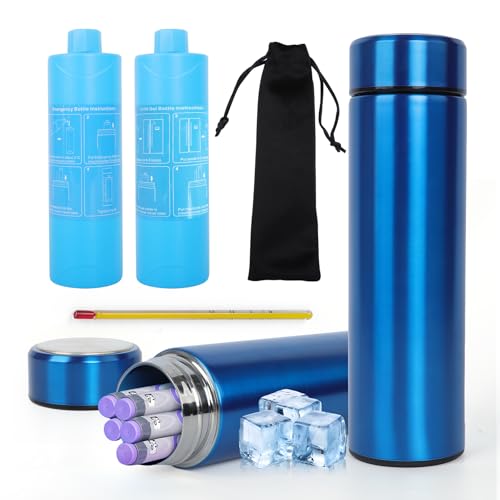 EIPTLOS Insulin Cooler Travel Case TSA Approved – 60H Insulin Pen Cooler for 2-3 Pens – Medication Travel Case with Ice Packs, Ideal for Diabetes Care & Injection Storage