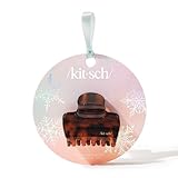 Kitsch Recycled Plastic Hair Claw Clip - Hair Accessories for Women, Ideal for Girls with Thick & Thin Hair, Eco-Friendly Holiday Claw Clip in Tortoise Pattern - 1pc, Tort