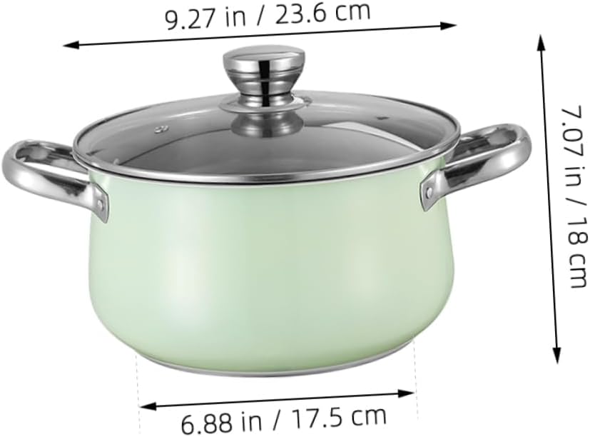 Mobestech Stainless Steel Stock Pot with Lid Heavy-Duty Cooking Pot for Soup and Stew Large Capacity Induction-Compatible Kitchen Cookware