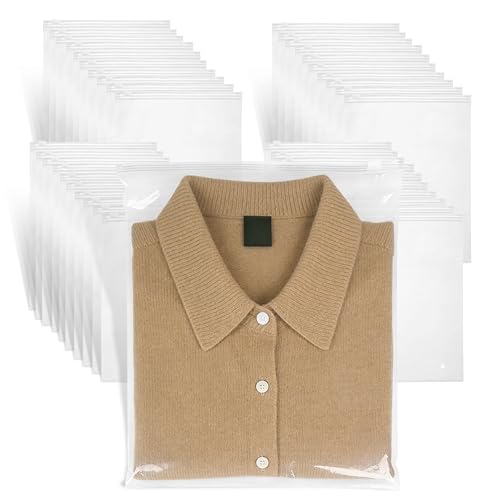 AiTodos® 50 Pièces sacs Pour Vêtements, Réutilisable, 30x40cm