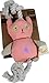 Simply Fido Pink Bunny Canvas Dog Toy