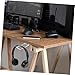 LRXIYODE Transparent Headphone Hook Under Desk Shaped Headphone Holder for Gaming Gear Organizer Wall Mounted Design for All Headphones Durable Space Saving Desktop Accessory
