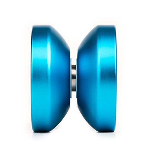 Yoyofactory Dv888 - A Simple And Comfortable Beginner Friendly Yoyo - Comes With Extra String & Pre Tied Finger Loop - Constructed From Aircraft Grade Aluminum - For Novice & Advanced Tricks (Aqua) #TOP1
