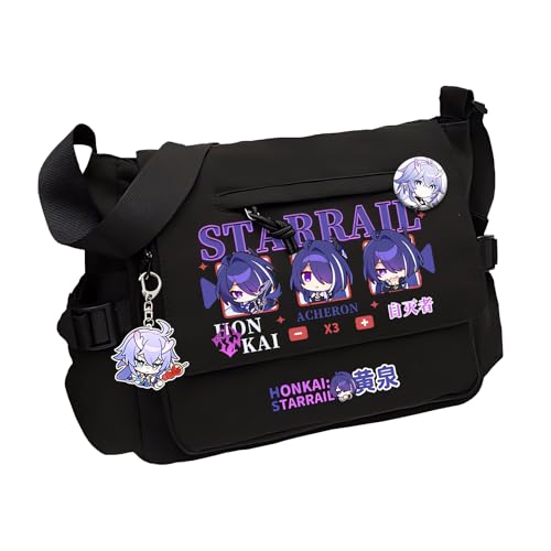 Anime Handbag Aventurine Crossbody Bag Cute Single Shoulder Bag Adult 3D Print Anime Backpack Bag