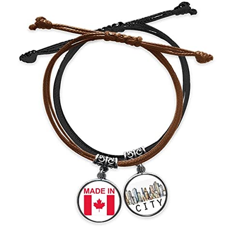 Bracelet corde fait au Canada pour un style casual chic
