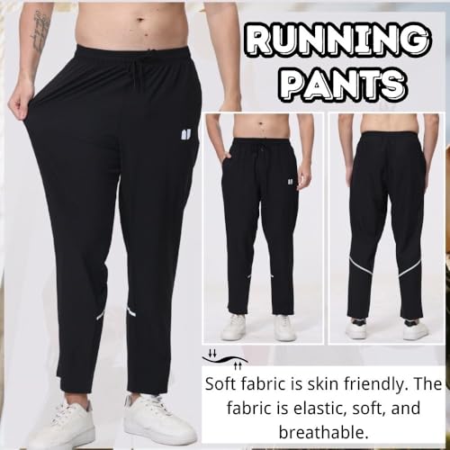 3 Pack Mens Athletic Sweatpants,Gym Joggers Pants for Men Running Jogging Pants,with Zip Pockets3