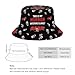 Fashion Breathable Horror Movie Watching Blanket Fisherman Cap for Men, Sun Protection Bucket Hat, Summer Hats for Travel Outdoor Party Beach