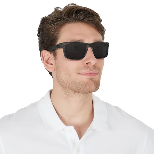 Image of Oakley Mens OO9102 Holbrook Polarized Square Sunglasses