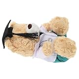 Décoration pour fête de remise de diplômes : idéale pour décorer les fêtes de remise de diplômes des étudiants en médecine, ajoutant une touche amusante et personnalisée à la célébration ; ours en peluche docteur, peluches ours de remise de diplômes