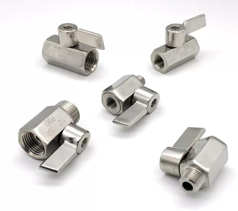 1PC 3/8" NPT Male Thread 304 Stainless Steel Ball Valve