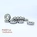 DUSJYOHRD Flanged Bearings F6800zz F6801zz Flanged Ball Bearing F6001zz F63800zz Deep Groove Ball Bearing ABEC-1 Double Shielded Inch Ball Bearings 10PCS Industrial Products(F6001ZZ A1 10PCS)