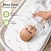 2-Pack Organic Bassinet Sheets for Girls, Boys - 100% Cotton Bassinet Mattress Sheets Compatible with Halo Bassinest Swivel Sleeper, Graco,Baby Delight,Chicco,Unisex Fitted Bassinet Sheets (Dreamland)