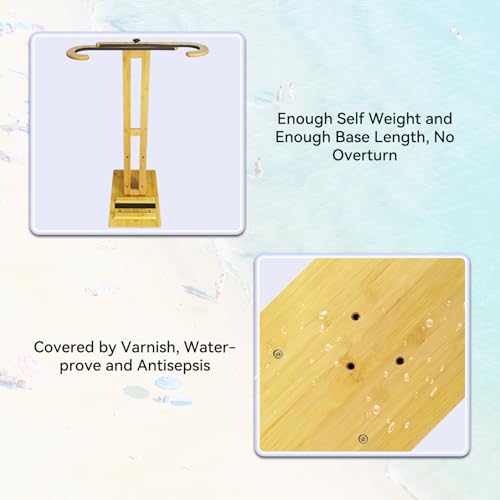 TWO STONES Paddle Board Rack Storage, Vertical Surfboard Stand, Surfboard Rack for Wall-Free to Display Indoor and Outdoor Hold Up to 80cm Width by TWO STONES - Image 5