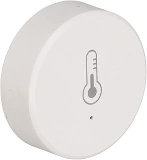 Thermometer Hygrometer, APP Remote Control Smart Humidity Temperature Sensor with Alarm, Humidity Sensor for Home Warehouse Office Support Data Storage