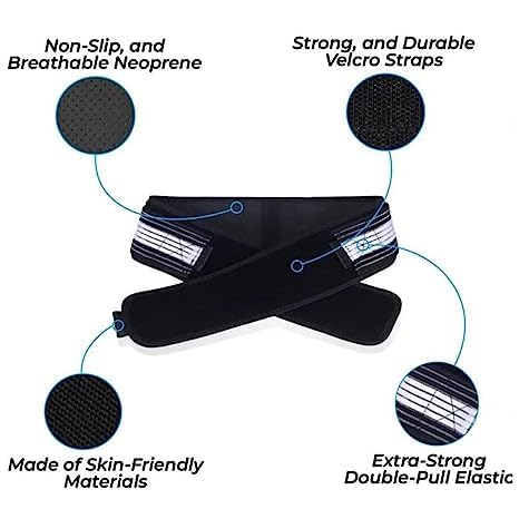 Miniatura 3 de Sacroilíaco SI Cinturón de cadera para articulaciones de espalda baja para hombres y mujeres, soporte de cadera para dolor de cadera, cinturón