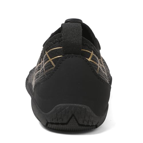 Image of Water Shoes for Men and Women, Barefoot Aqua Socks, Wide Fit Beach Swimming Pool Shoes, Anti-Slip Outdoor Walking Hiking Kayaking Diving Surfing