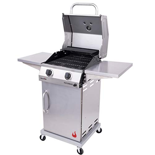 Char-Broil 463660421 Performance 2-Burner Cabinet Style Liquid Propane Gas Grill, Stainless Steel - Thumbnail 3