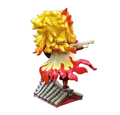 Image of Trunkin | Demon Slayer Rengoku Kyojuro Action Figure Figurine | Version Vibration Stars Weeb Manga Collectible Kimetsu no Yaiba | Anime Figurine