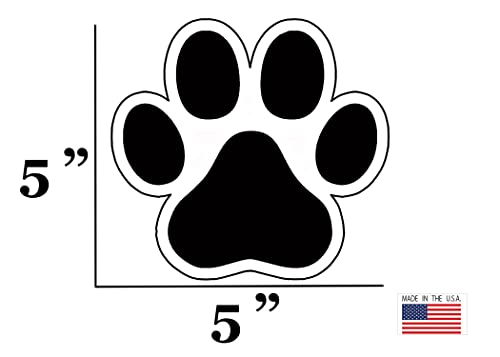 Pet Dog Cat Paw Print Bumper Sticker Car Decal Gift Laptop Wall Window Bumper Sticker 5" #TOP1