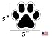 Rogue River Tactical Pet Dog Cat Paw Print Bumper Sticker Car Decal Gift Laptop Wall Window Bumper Sticker 5