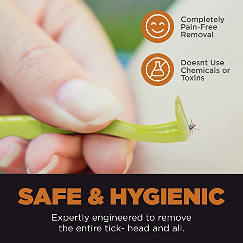 Homesake Ferramenta de remoção de carrapatos para cães, gatos e humanos | Twister ultra-seguro | Rem