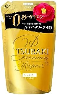 TSUBAKI Premium Repair Hair Shampoo Refill Pack 330mL Refill Size for Normal, Dry or Fine Hair