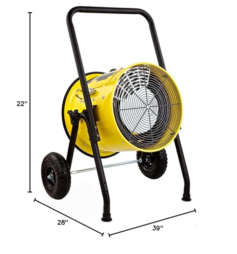 DR. INFRARED HEATER DR-PS11024 Salamander Construction 10000-Watt, Single Phase, 240-Volt Portable Fan Forced Electric Heater thumbnail 8