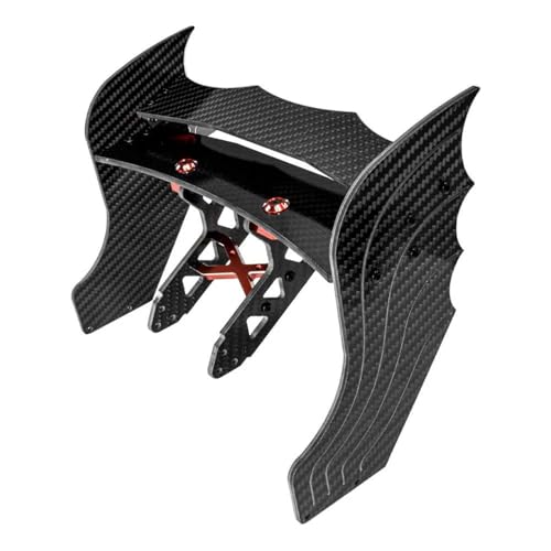 Aileron arrière Arrma 1/7 Limitless carbone, pièce modification voiture RC rouge