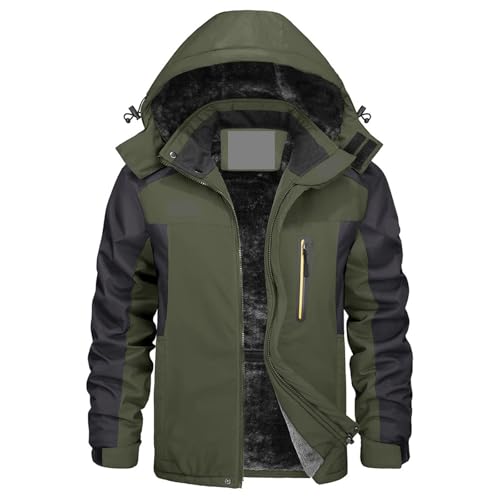 Veste polaire homme imperméable et coupe-vent pour ski et rando