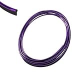 Diamall Electroplated Car Interior Trim Strip, 32.8ft Flexible DIY Dashboard & Door Molding Insert with Installation Tool, Car Interior Filler Insert Strips, Universal Fit for Most Vehicles (Purple)