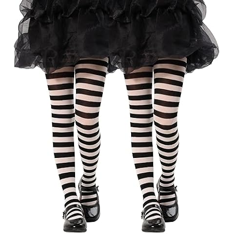 MANZI Children's Striped Tights for Ages 2-10 Cover